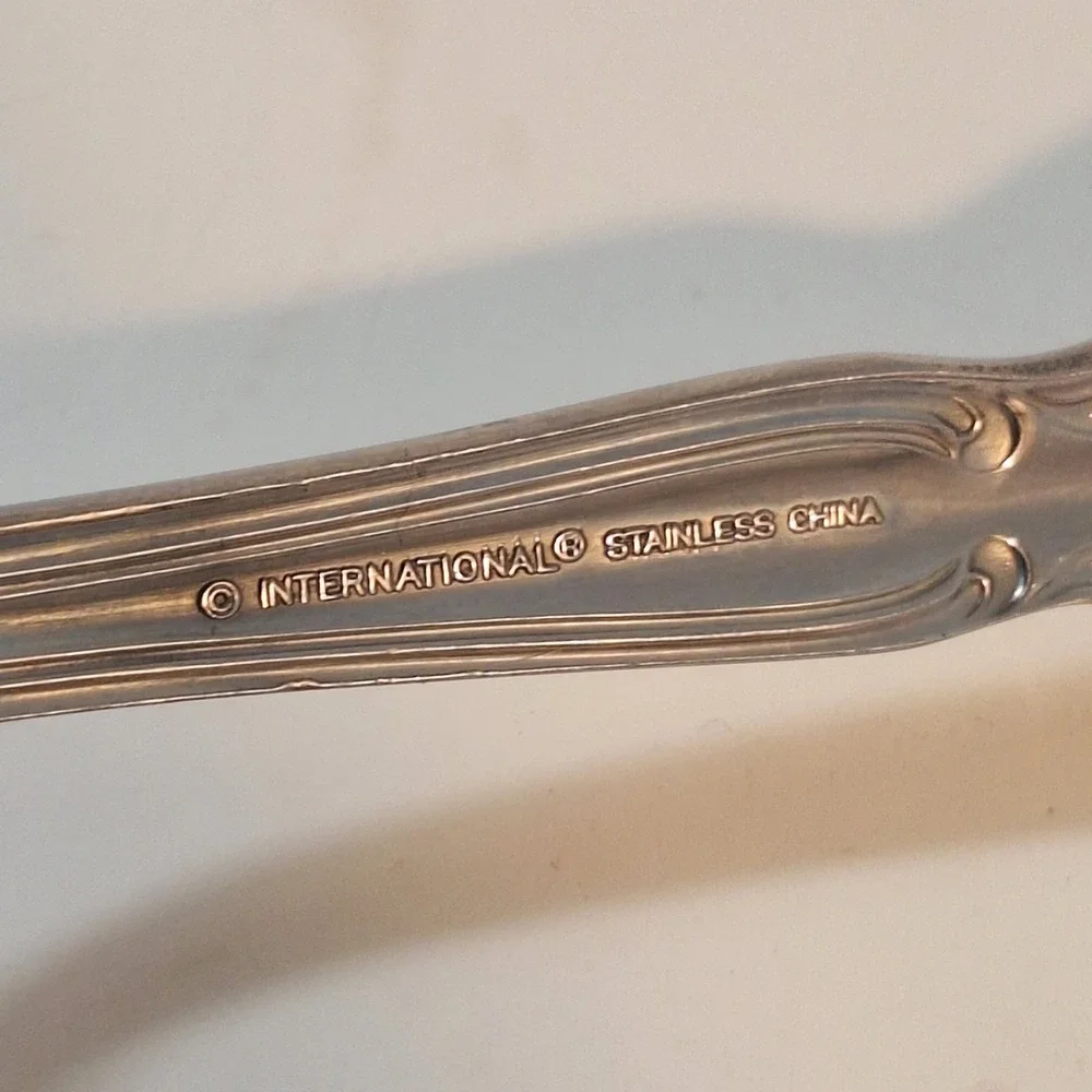 Vintage IMPERIAL International Stainless Serving Ware EARLY SPRING Spoon‎